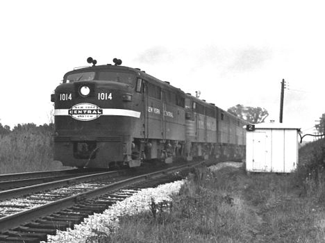 NYC train at Spring Arbor